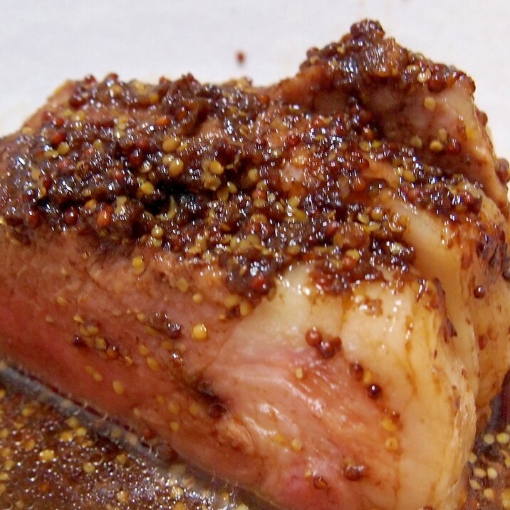 豚肉のバルサミコマスタード焼き